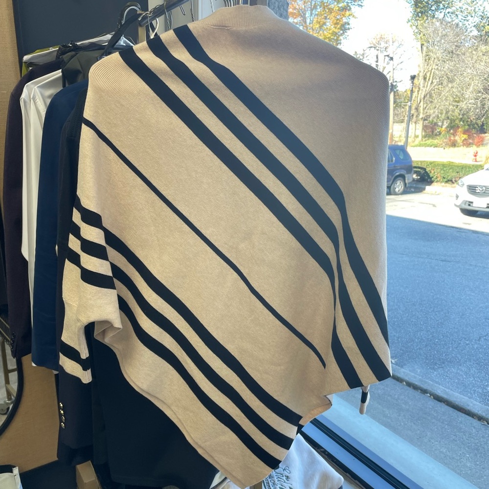 Stripped shawl. Size small